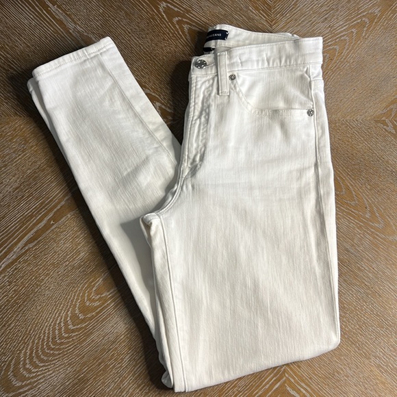 J. Crew Denim - J. CREW JEAN 9” High-Rise Toothpick White Denim Jean 27